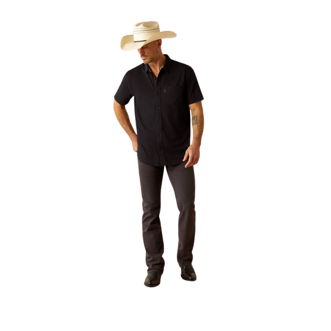 Ariat Men's Retro Button Down Black Shirt