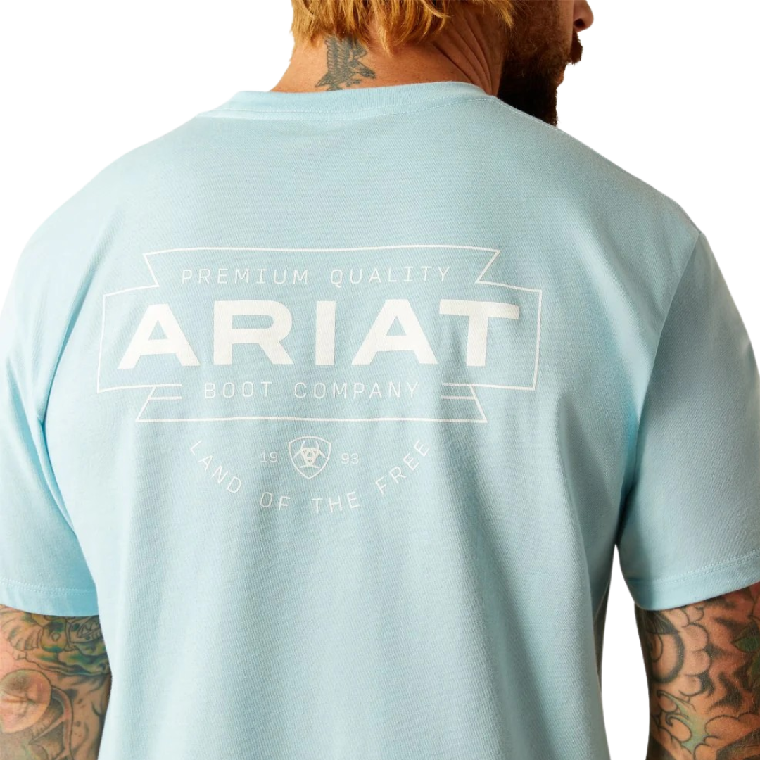 Ariat Men's Southwest Light Blue Tee Shirt