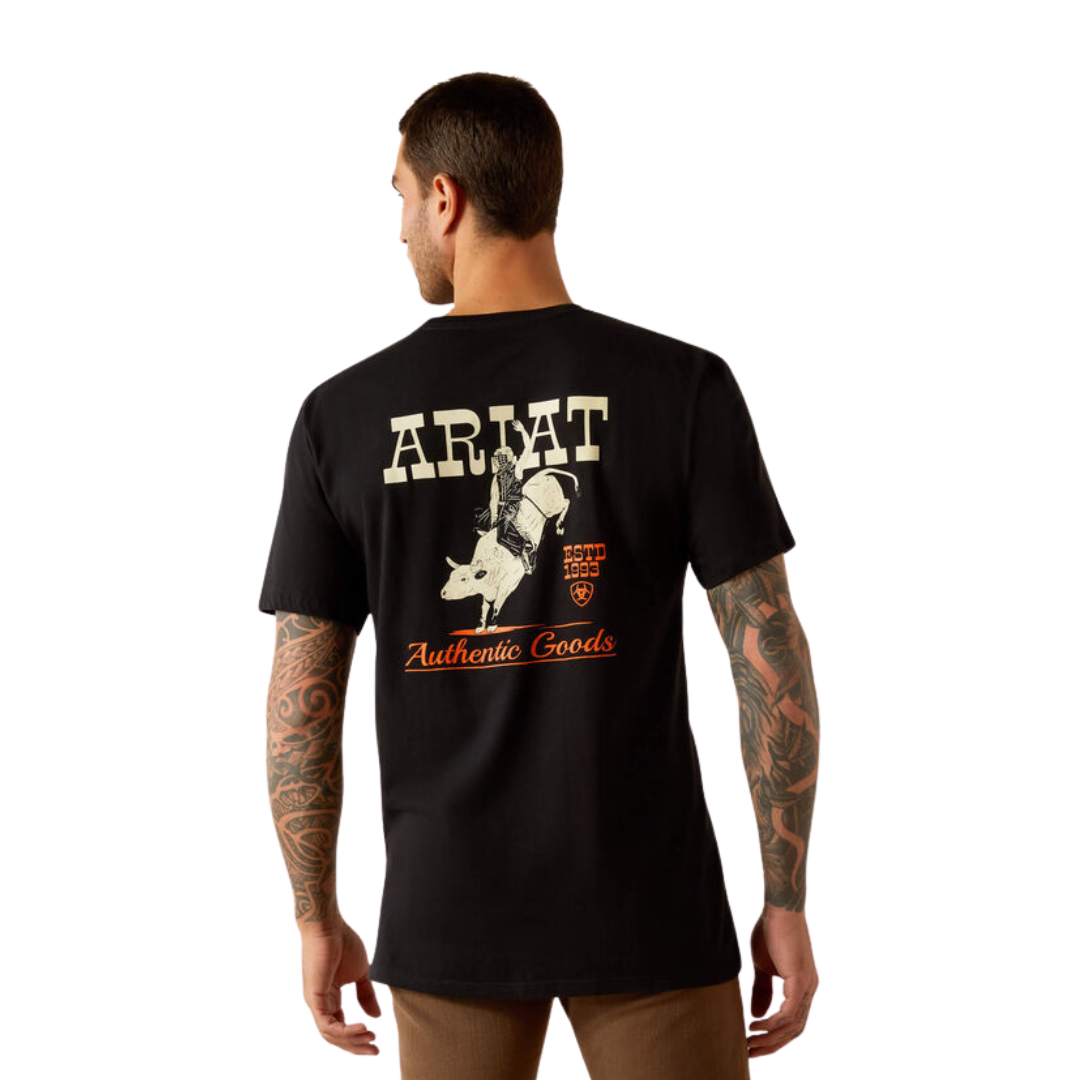 Ariat Men's Bull Black Tee Shirt