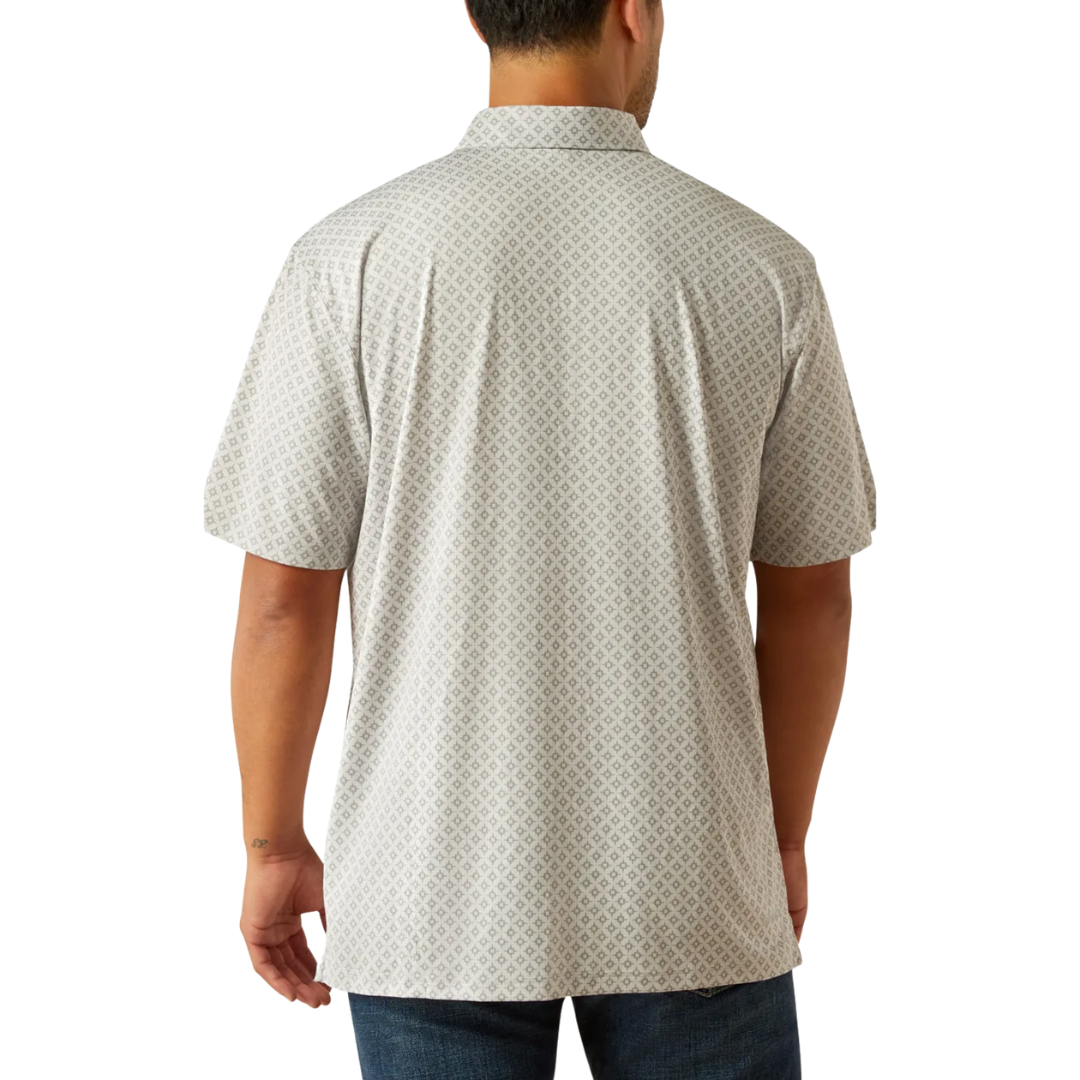 Ariat Men's 360 Airflow Vented Polo Dark Grey Shirt