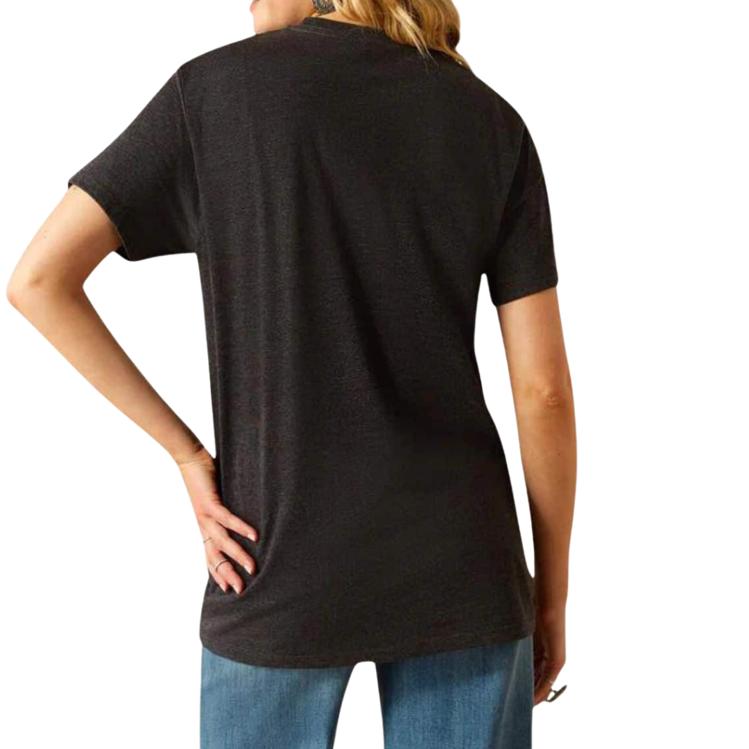 Ariat Women's Postcard Charcoal Heather Tee Shirt