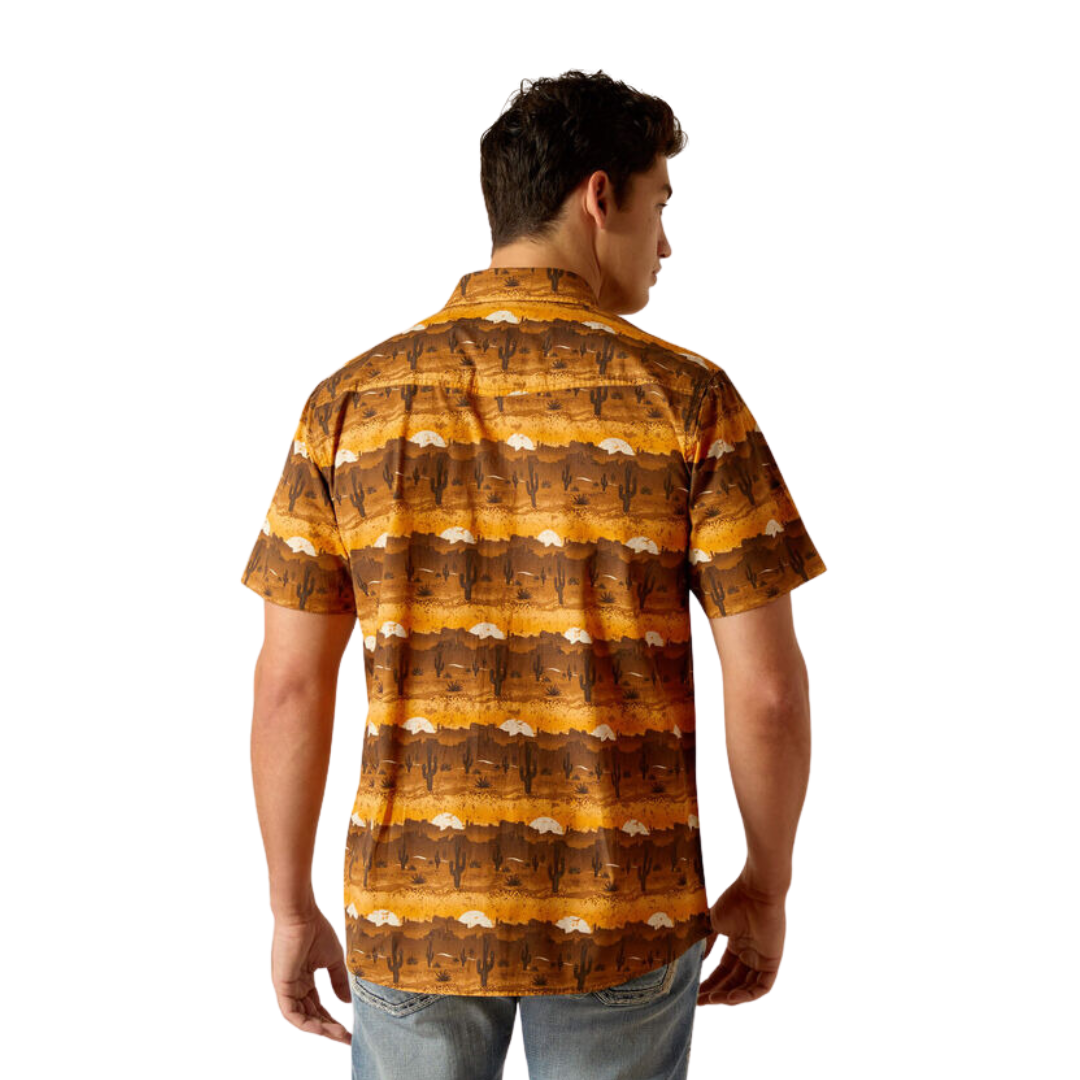 Ariat Men's Heath Retro Fit Mink Shirt