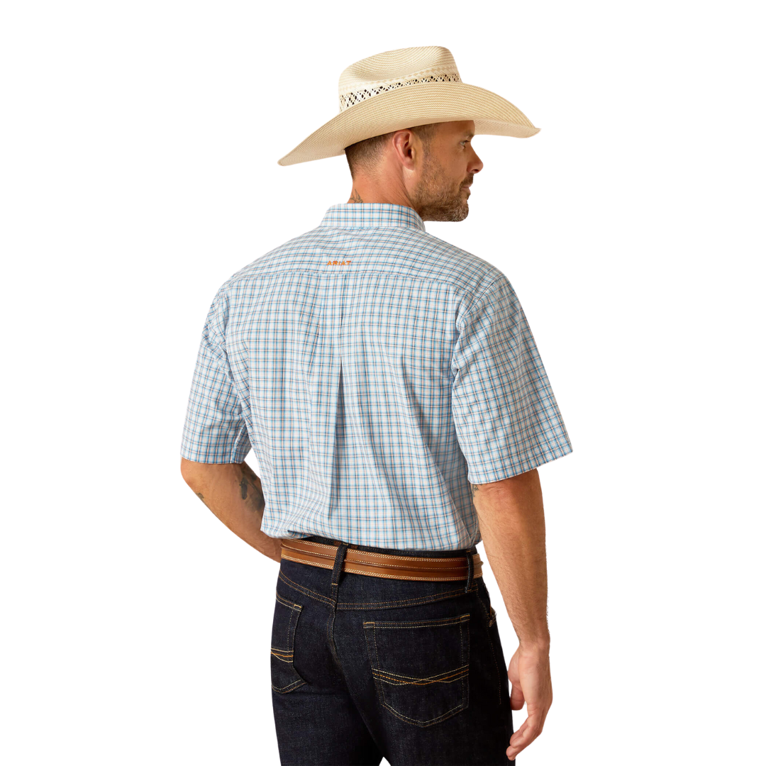 Ariat Men's Pro Series Richard Classic Fit Blue Shirt