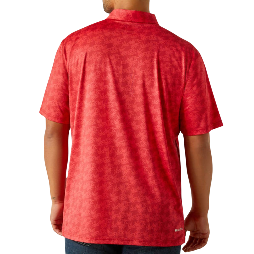 Ariat Men's 360 Airflow Polo Red Shirt