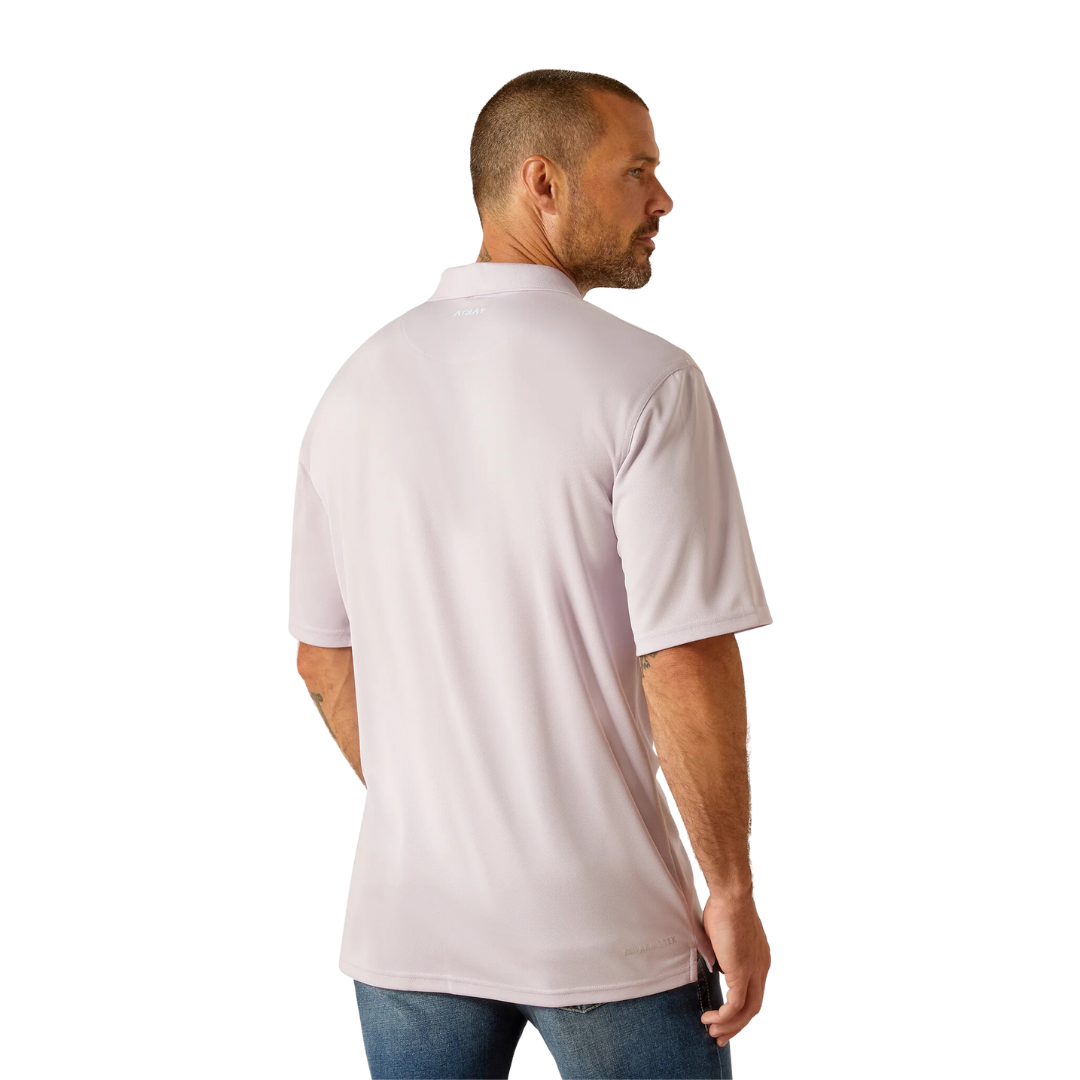 Ariat Men's Vent Tek Tranquil Purple Polo Shirt