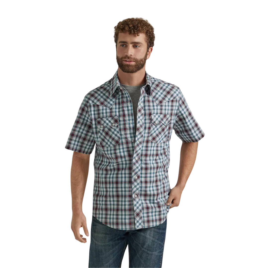 Wrangler Men's Retro Plaid Green Shirt