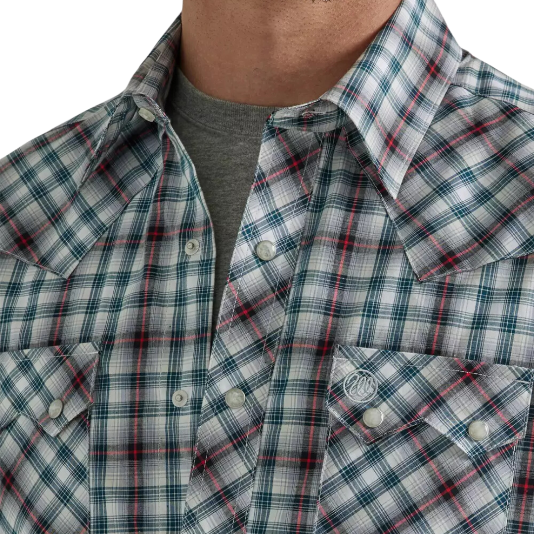 Wrangler Men's Retro Plaid Green Shirt