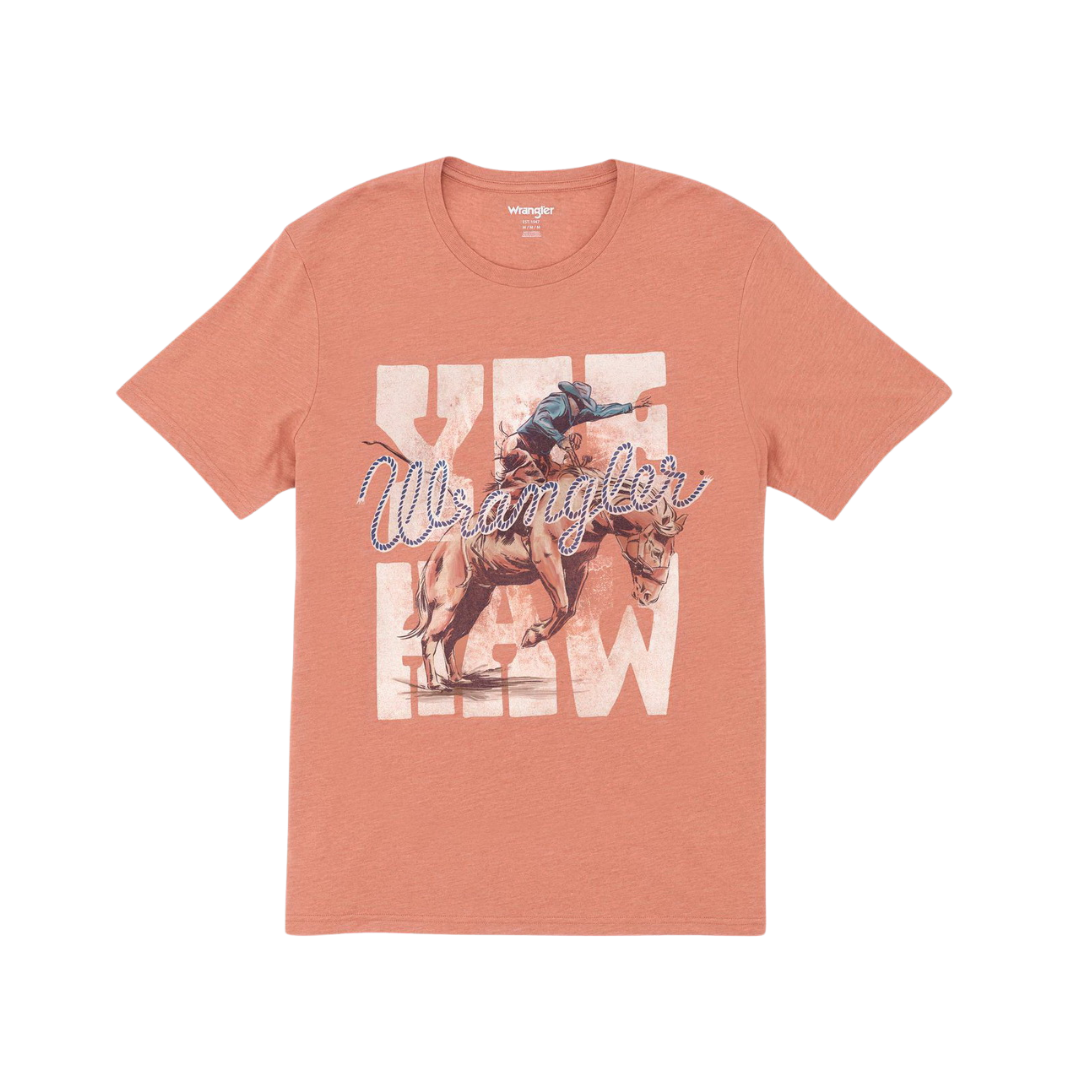 Wrangler Men's Redwood Heather Graphic Tee Shirt