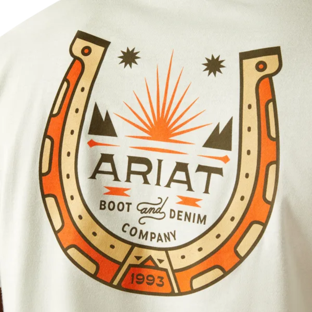 Ariat Men's Glacier Lucky Shoe Light Blue Shirt
