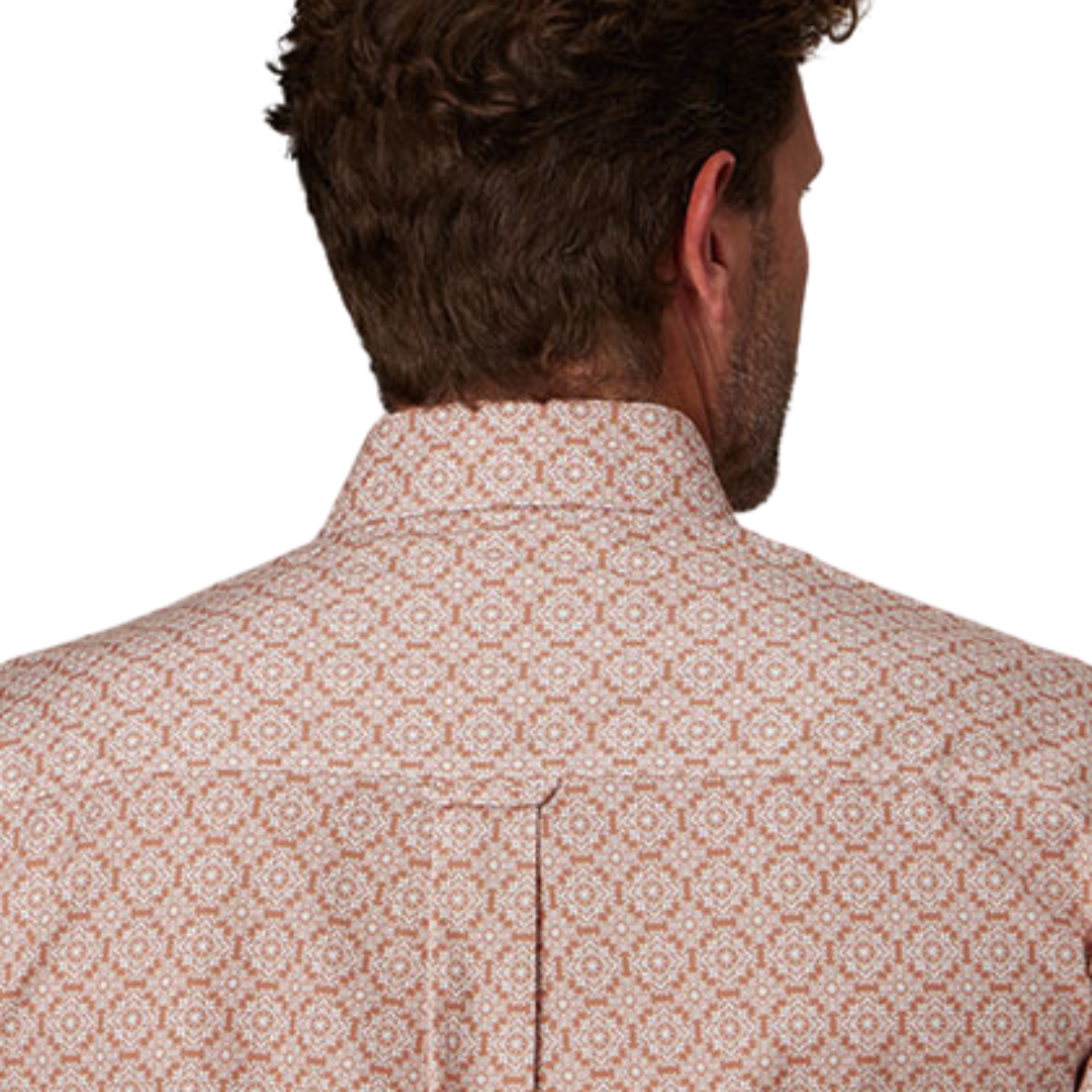 Roper Men's Clay Medallion Rust Shirt