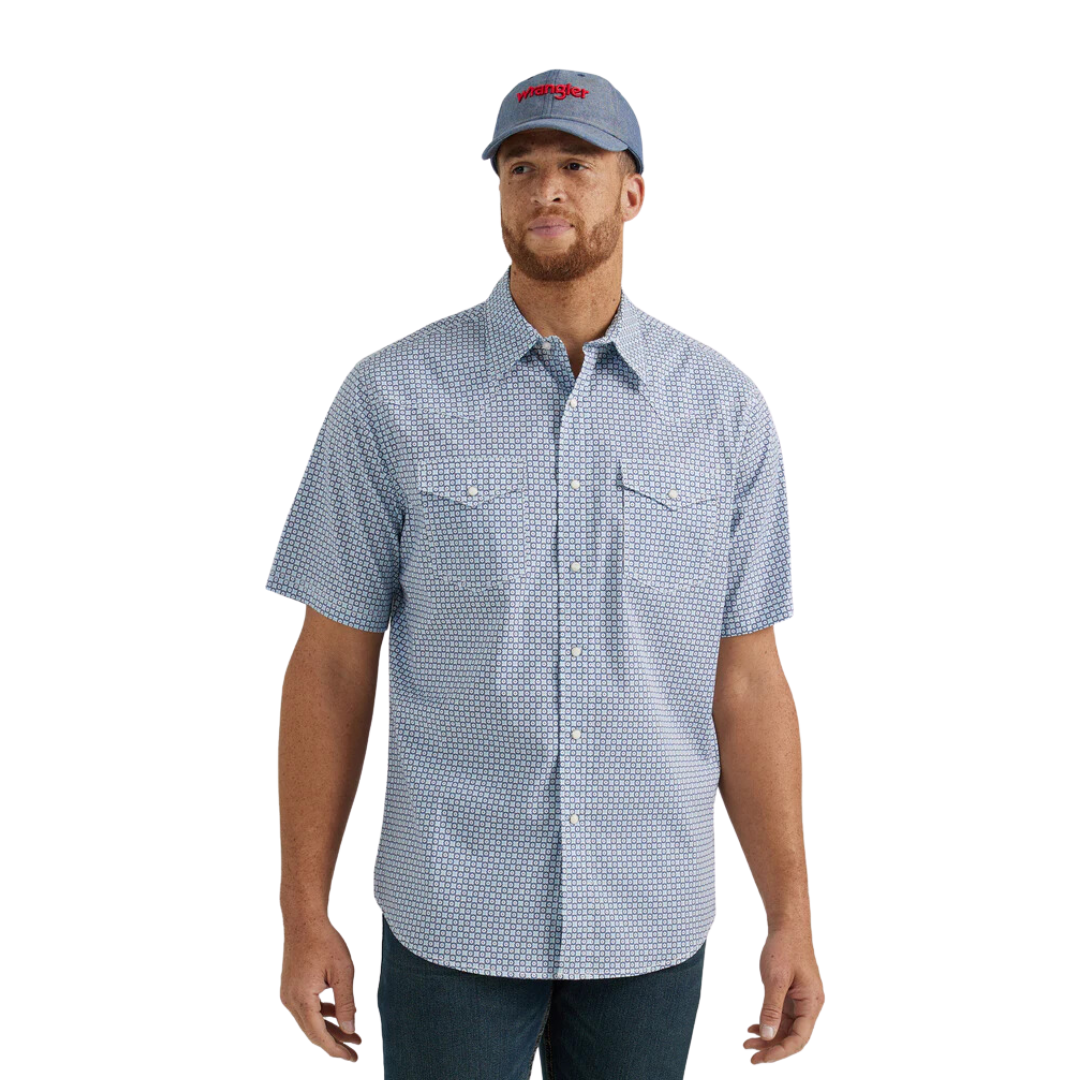 Wrangler Men's 20X Comfort Blue Shirt