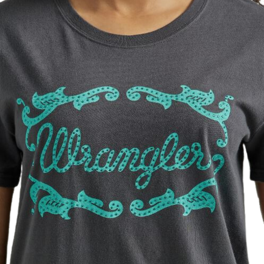 Wrangler Women's Retro Black Tee Shirt