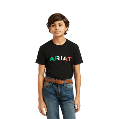 Ariat Youth Boy's Viva Mexico Black Tee Shirt