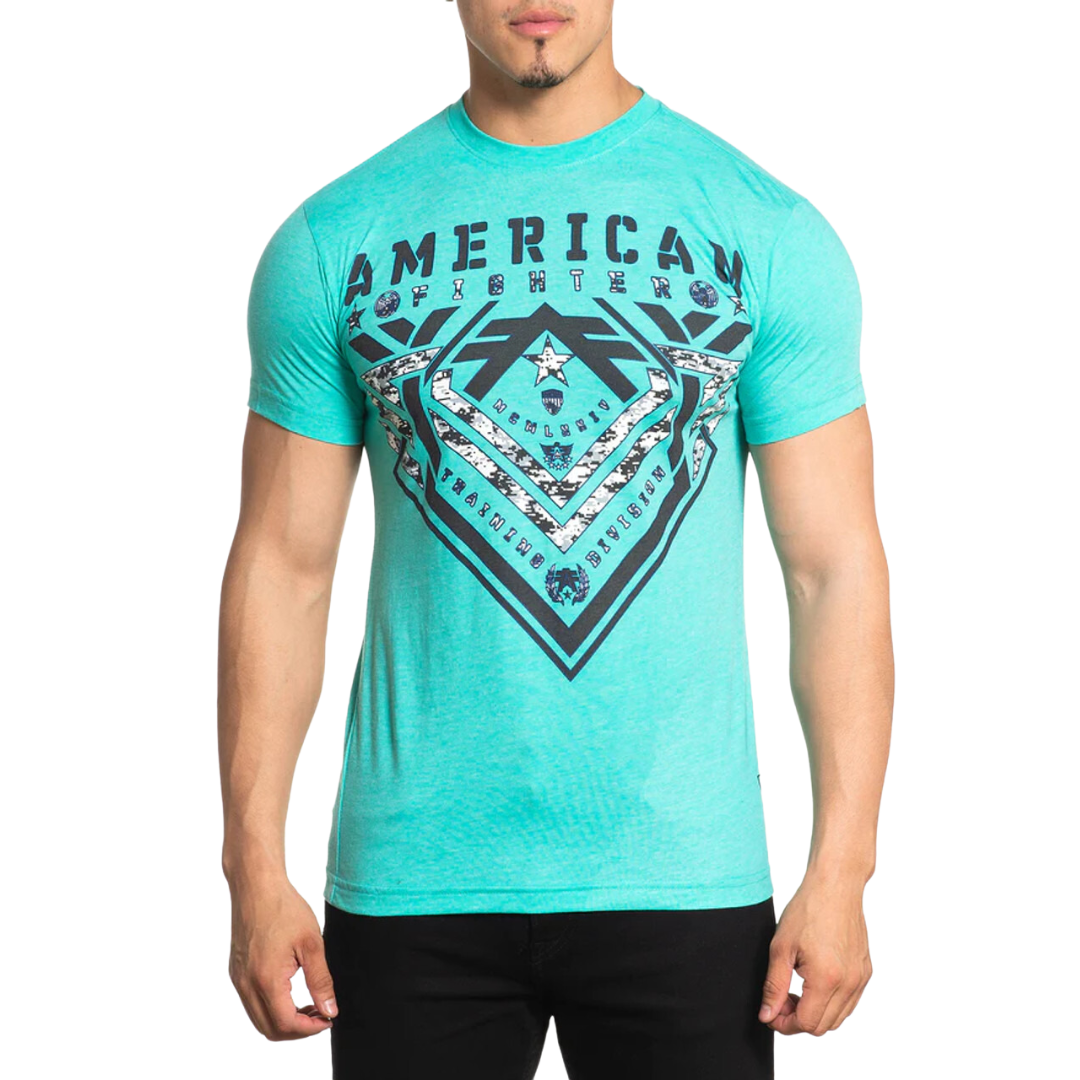 American Fighter Men's Parkside Turquoise T-Shirt