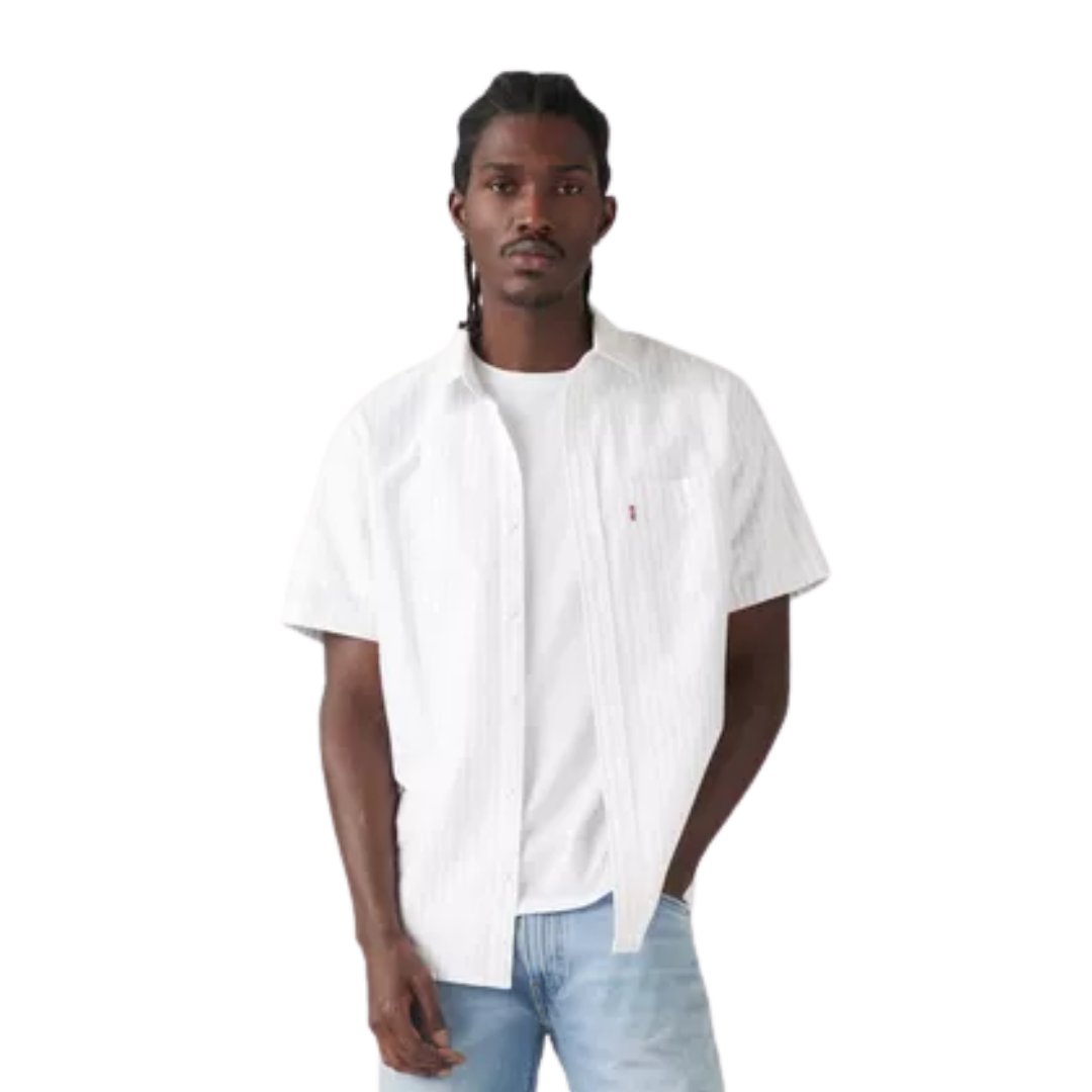 Levi Strauss Men's Classic Giancarlo White Shirt