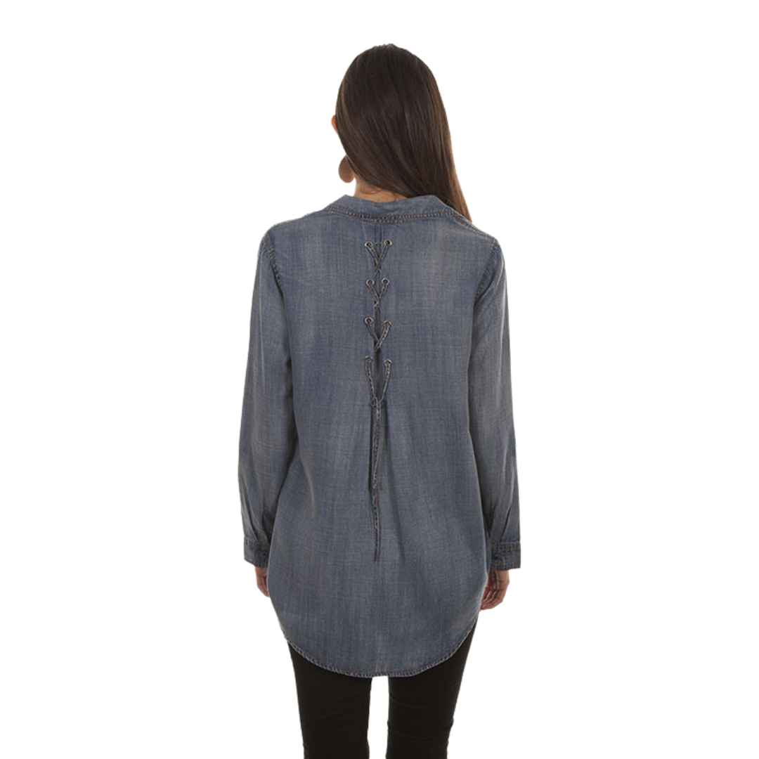 Scully Leather Women's Denim Top Shirt