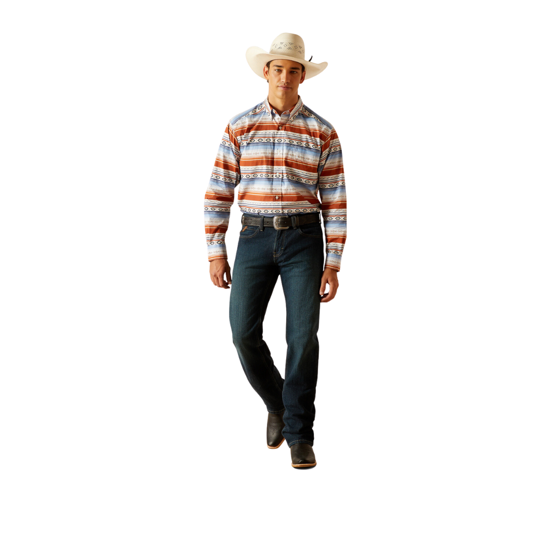 Ariat Men's Dexter Button Down Jasper Stone Shirt