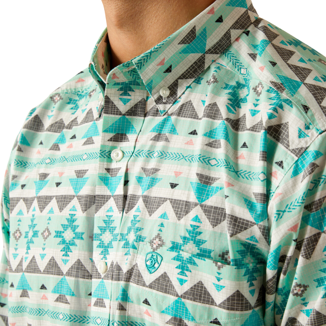 Ariat Men's Jacey Turquoise Shirt