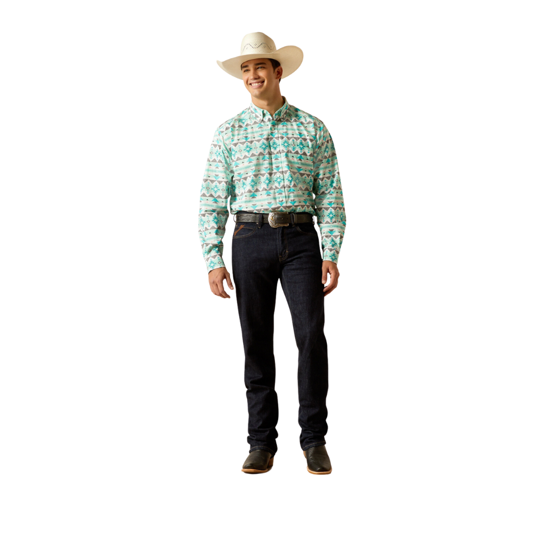 Ariat Men's Jacey Turquoise Shirt