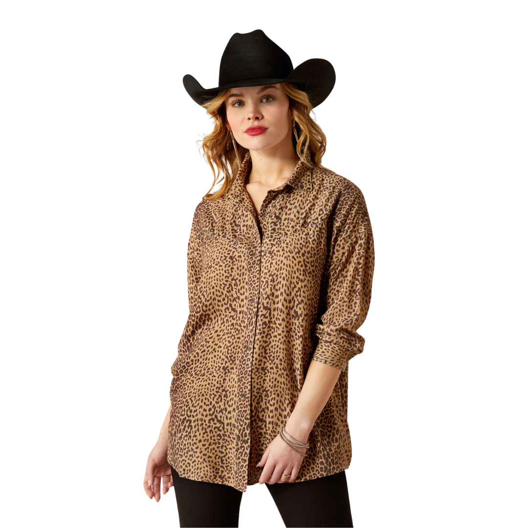 Ariat Women's Relaxed Leopard Mole Leopard Print