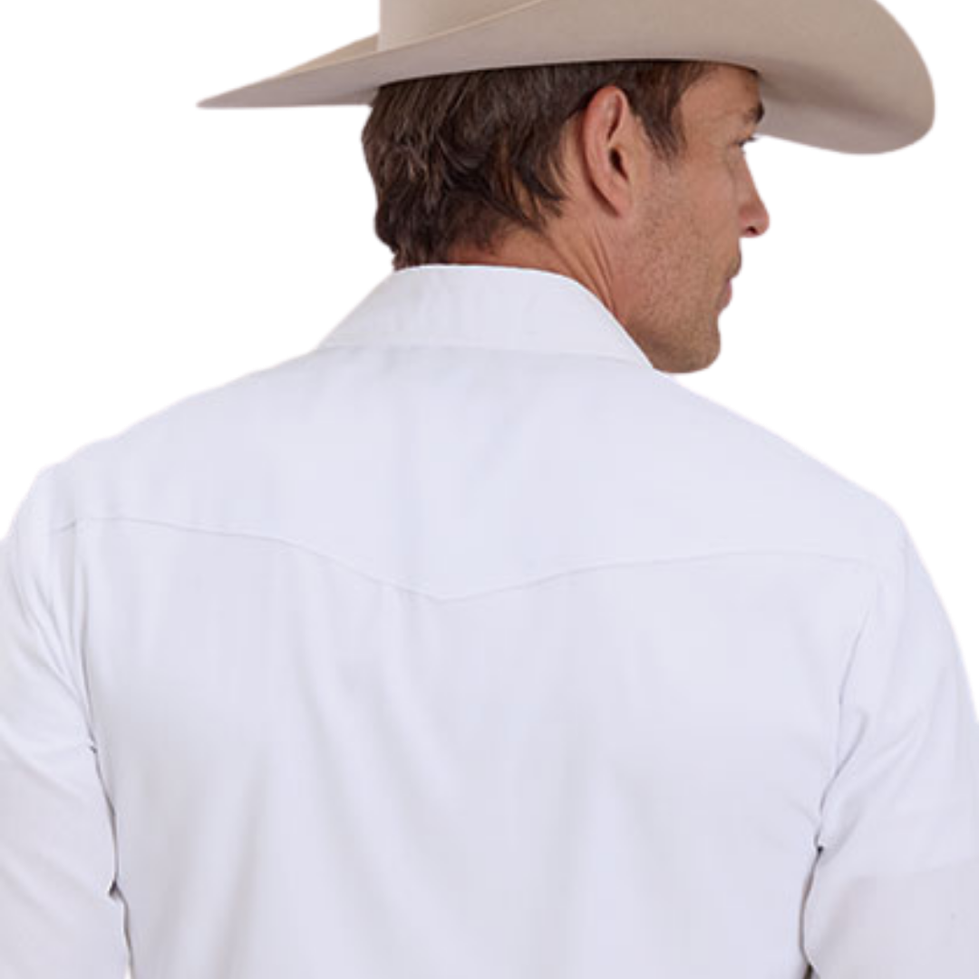 Roper Men's Aztec White Shirt