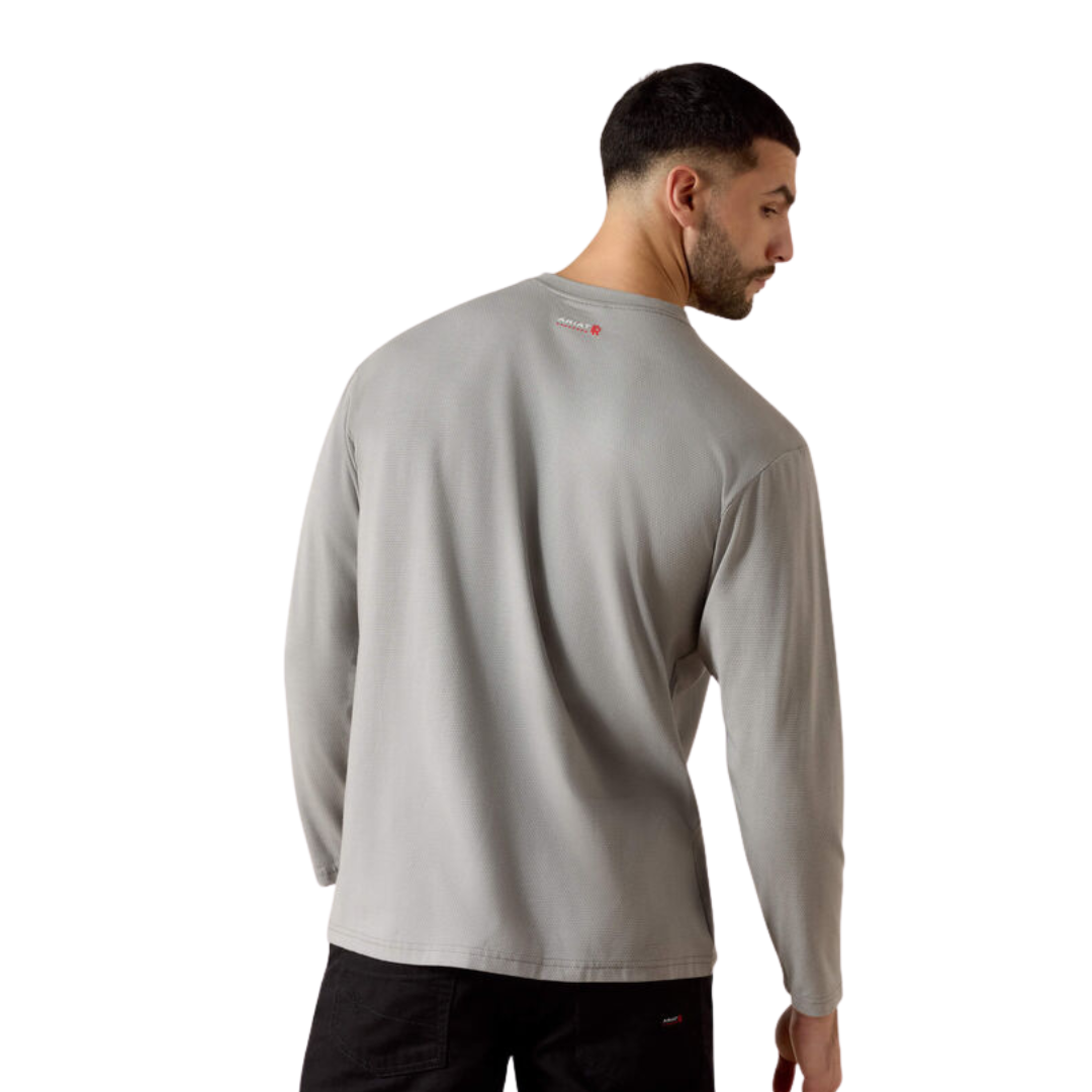 Ariat Men's Fr Baselayer Silver Fox Tee Shirt