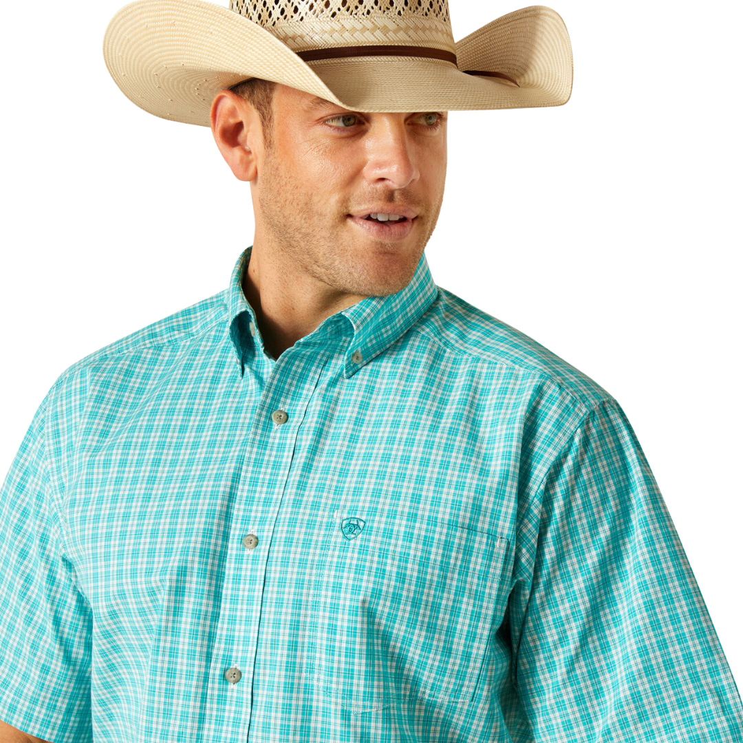 Ariat Men's Jensen Turquoise Shirt