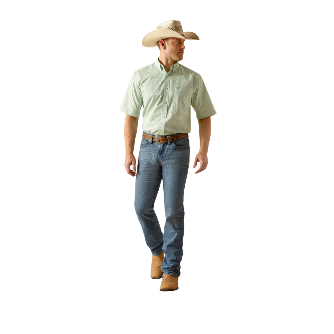 Ariat Men's Dimitri Celadon Glass Green Shirt