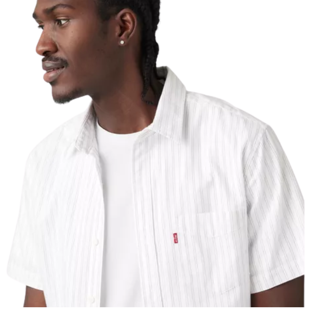 Levi Strauss Men's Classic Giancarlo White Shirt