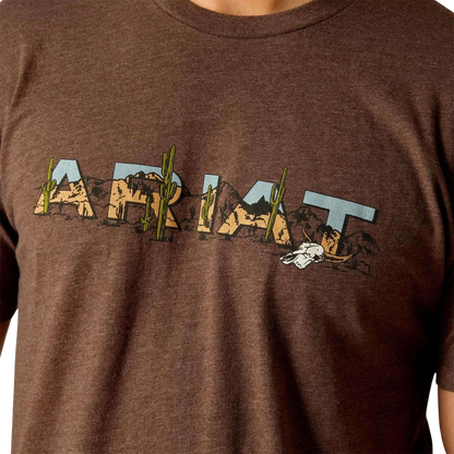 Ariat Logo Brown T-Shirt