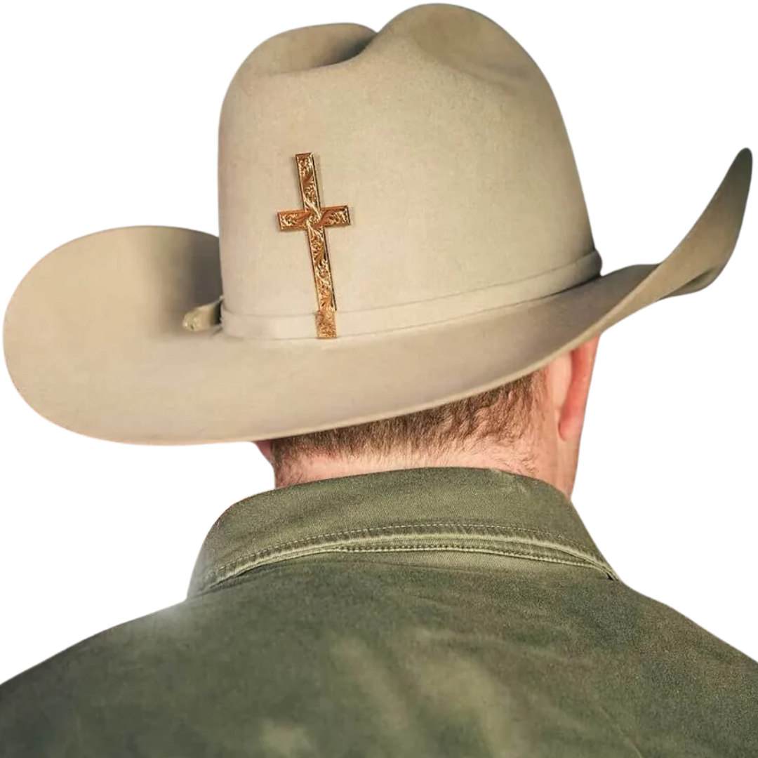 Montana Men's Silversmiths Flourishing Faith Hat Cross Accessory