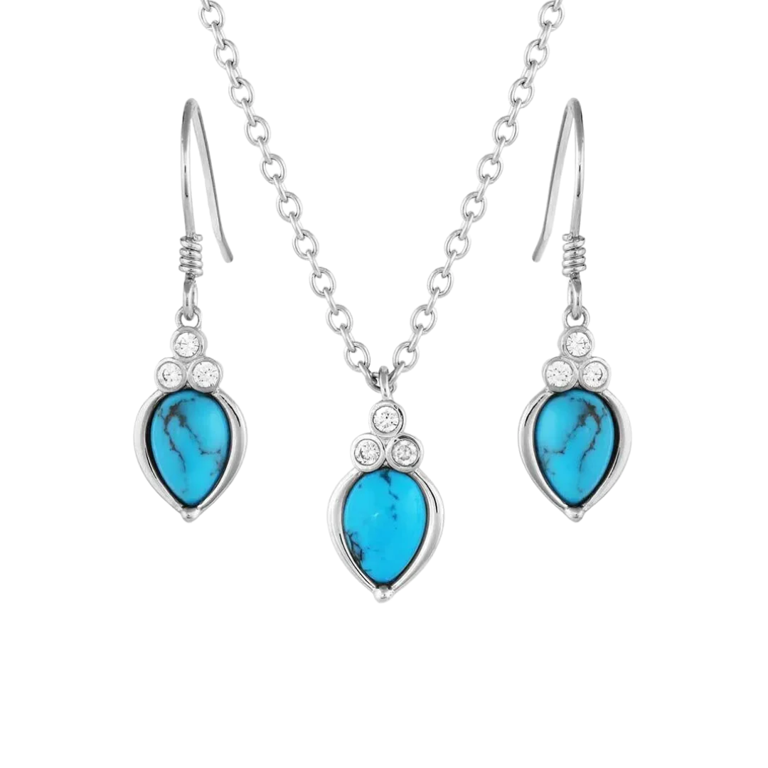 Montana Silversmith Women's Tip Of the Iceberg Turquoise Set