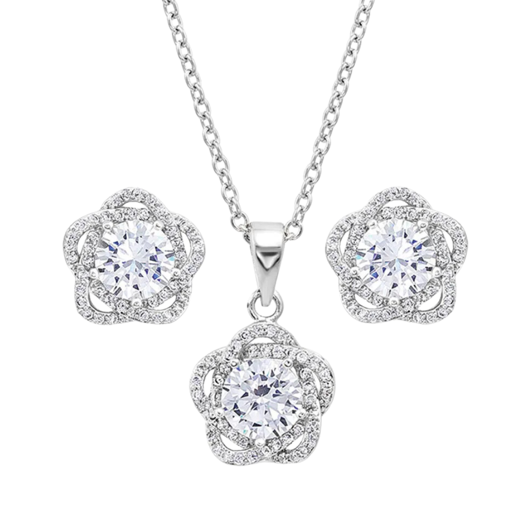 Montana Women's Starlight Flower Jewelry Set