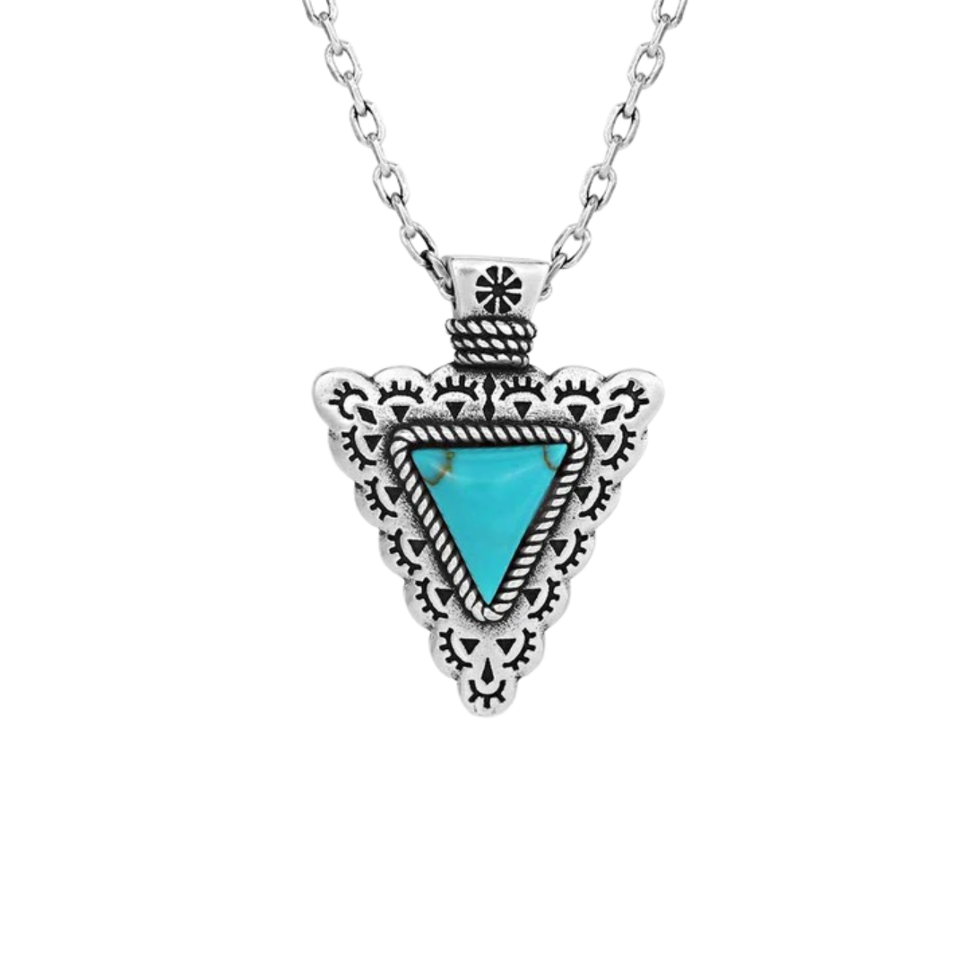 Montana Silversmiths Women's Established Strength Turquoise Necklace