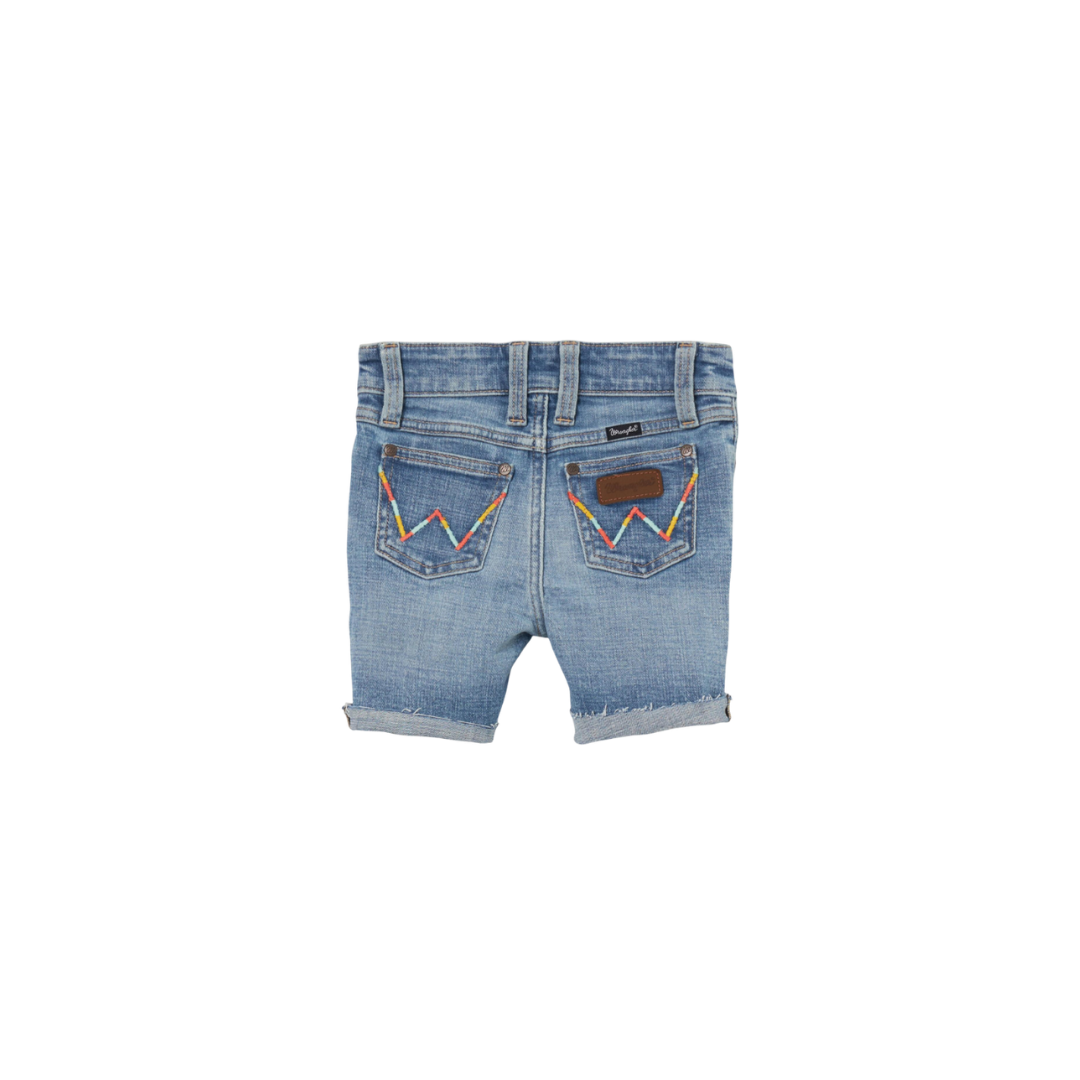 Wrangler Youth Girl's Blaine Blue Shorts