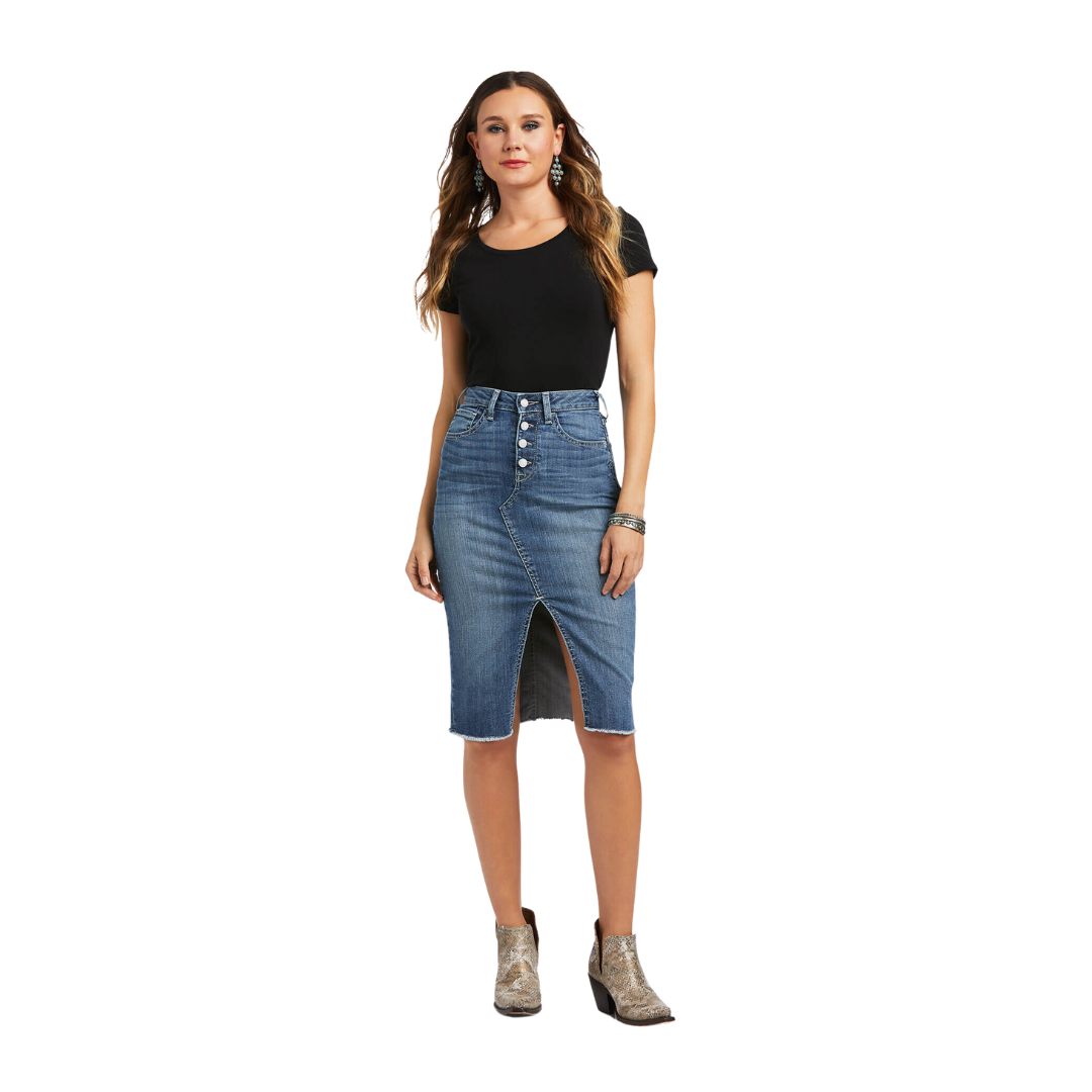 Wrangler Women's Denim Medium Wash Skirt