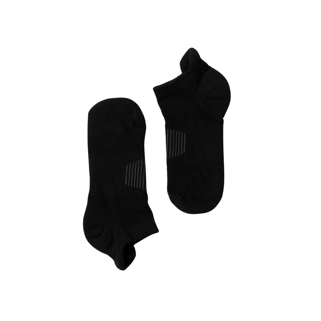 Tecovas Women's Ankle 3 Pack Black Socks