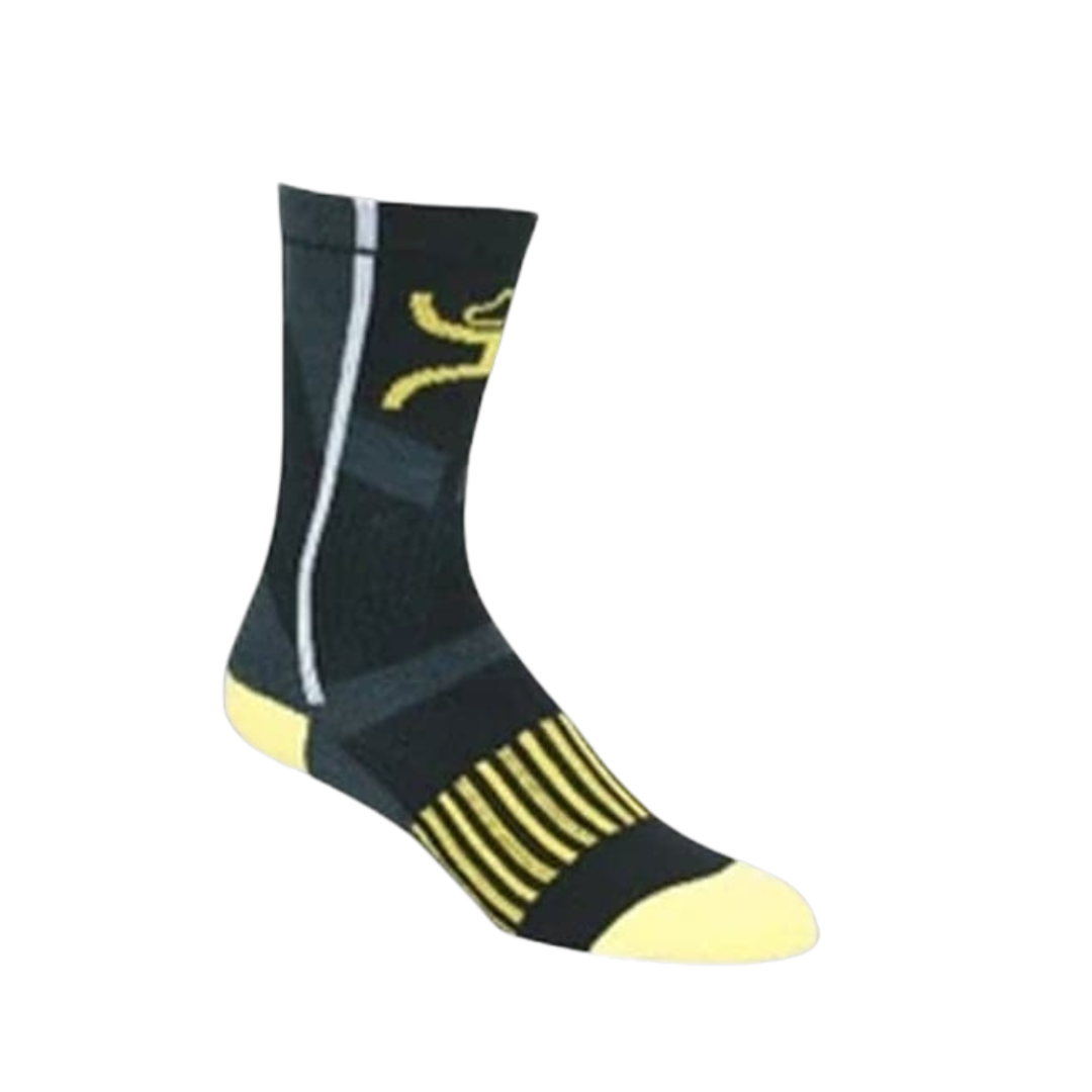 Hooey Men's Mid Calf Performance Black Socks
