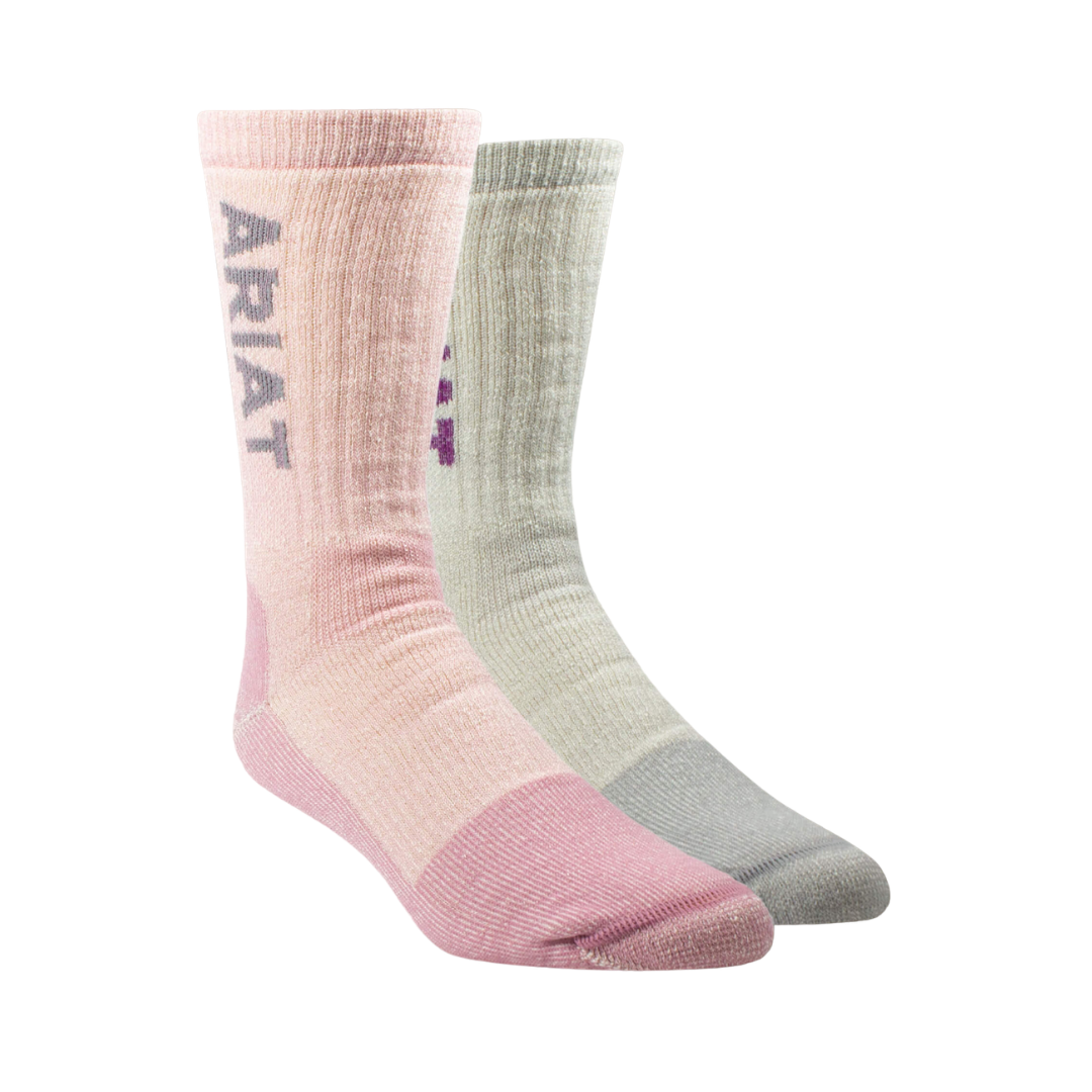 Ariat Midweight Merino Wool Blend Steel Toe Work Sock
