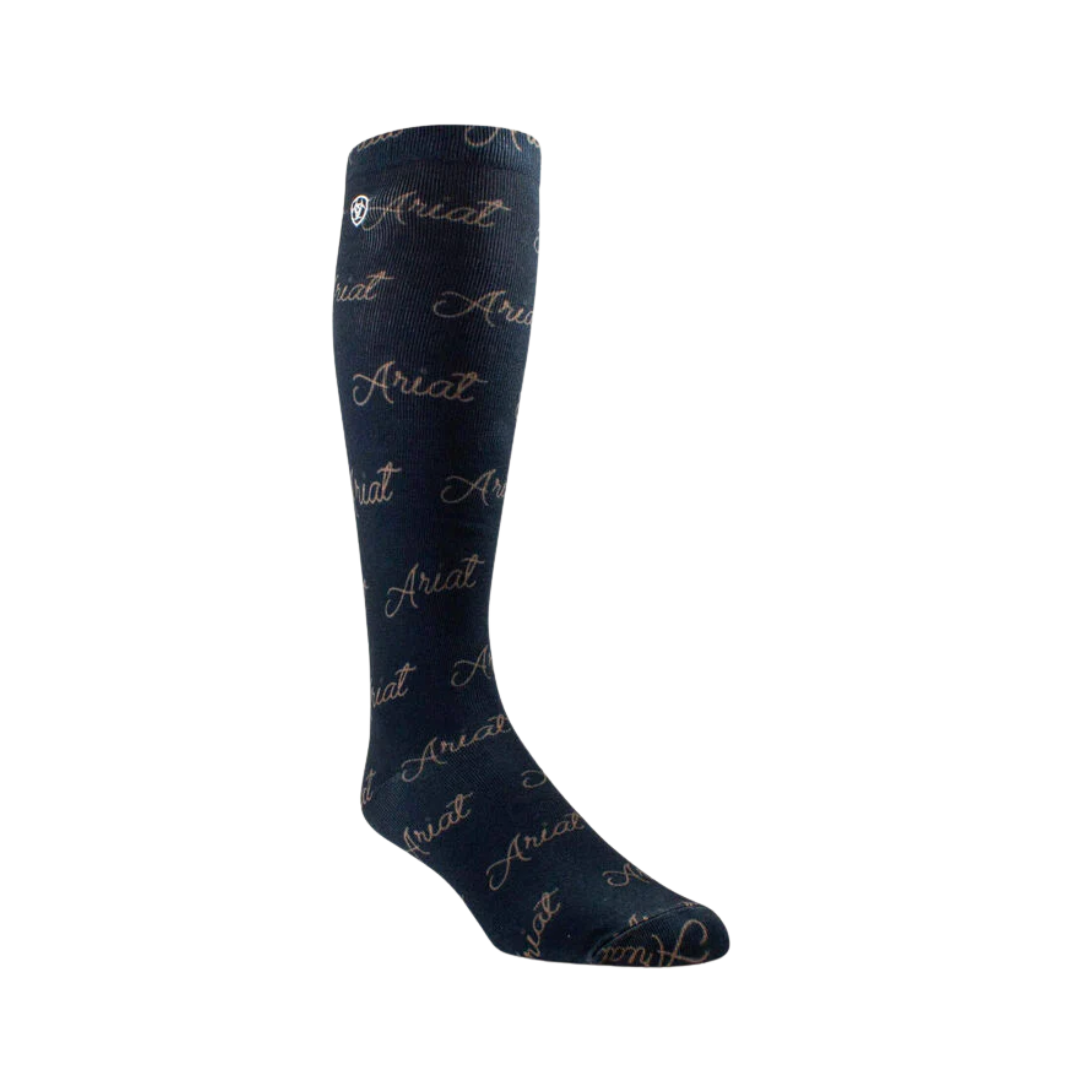 Ariat Women's Script Knee Multicolor High Socks