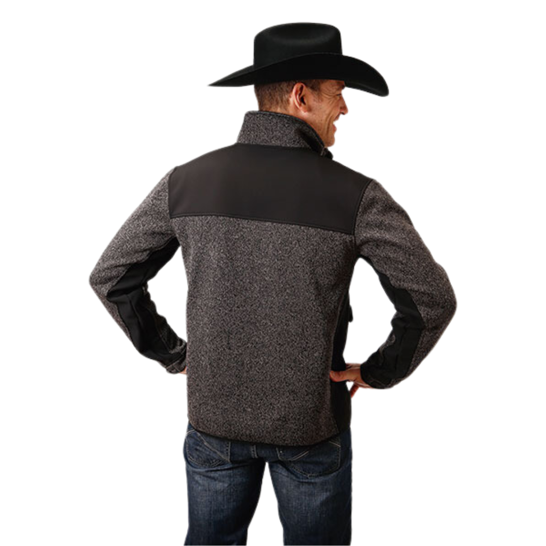 Roper Men's Knit Softshell Grey Sweater