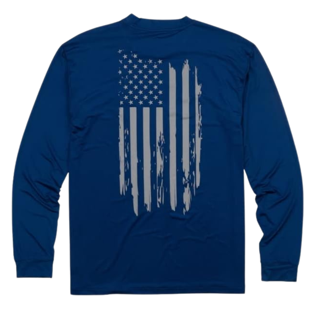 Browning Men's Flag Blue Sweater