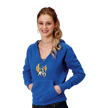 Roper Women s Royal Blue Sweatshirt Western Style Hoodie