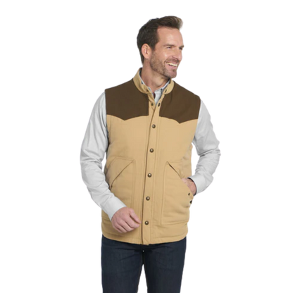 cripple Creek Quilted Wheat Vest