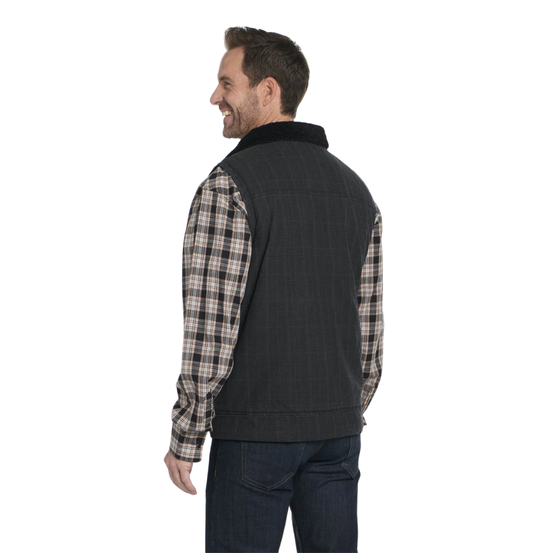 Cripple Creek men's Enzyme Coated Galaxy Black Vest