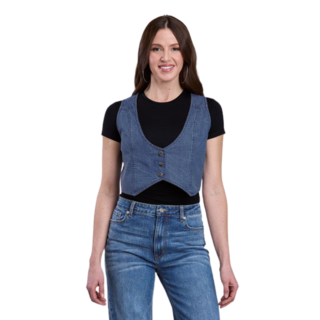 Roper Women's Denim Blue Vest