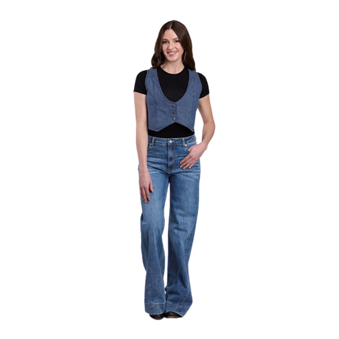 Roper Women's Denim Blue Vest