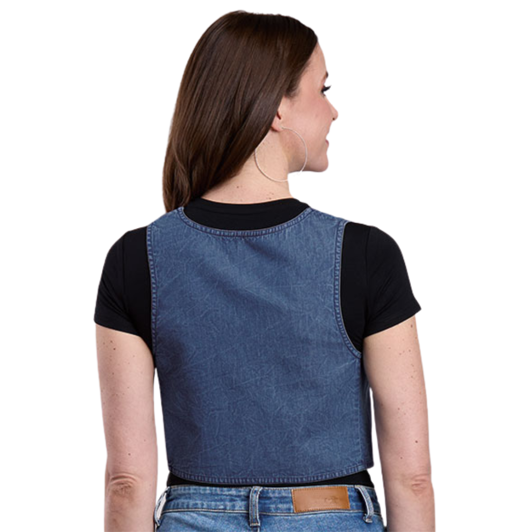 Roper Women's Denim Blue Vest
