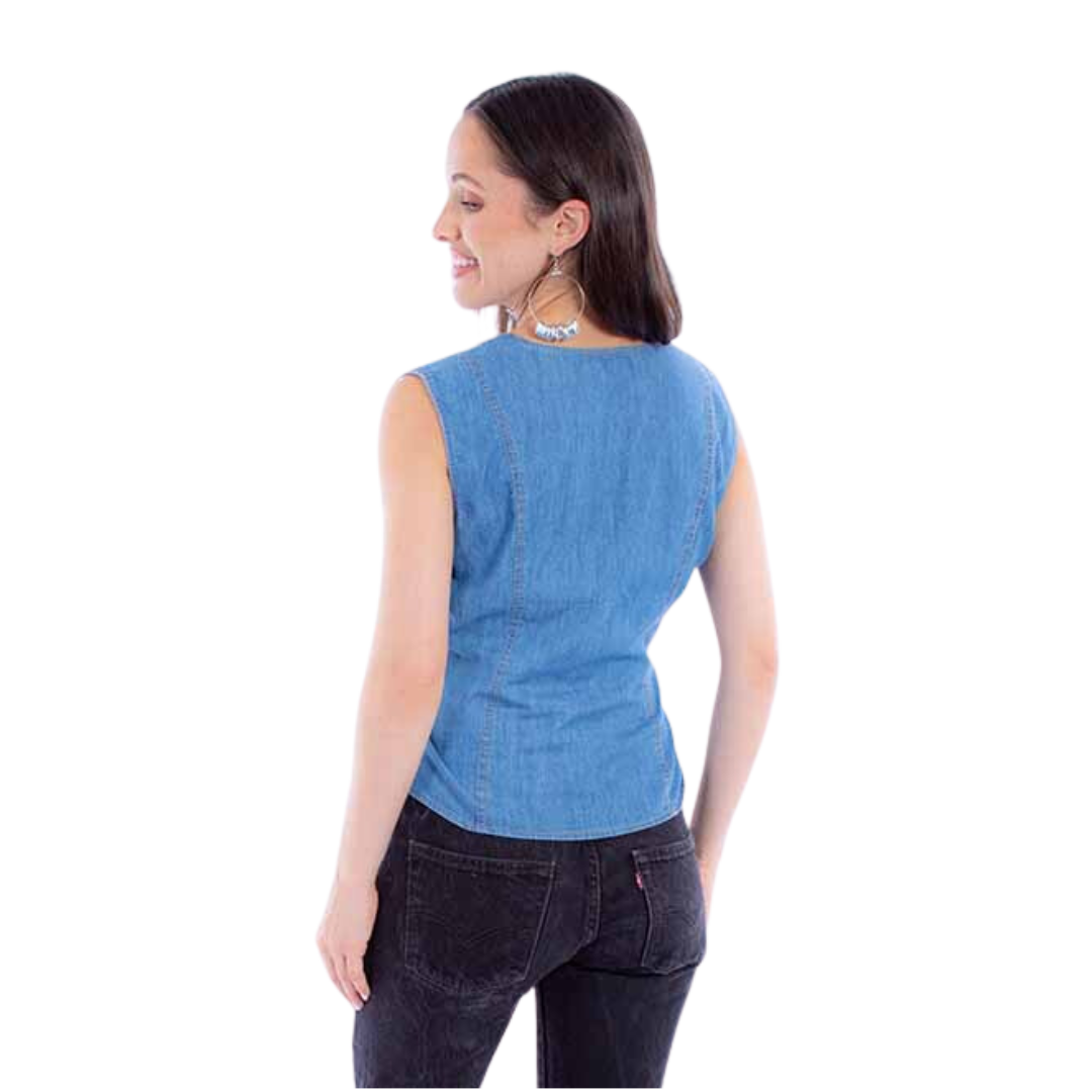 Scully Leather Women's Blue Vest