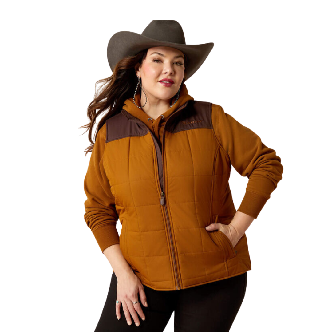 Ariat Women's Crius Insulated Chocolate Plum Vest